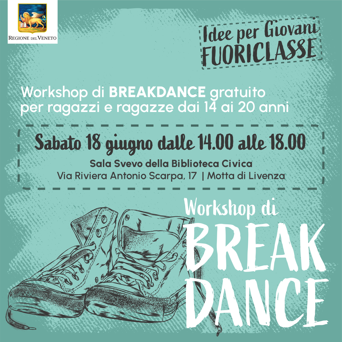 Locandina workshop breakdance